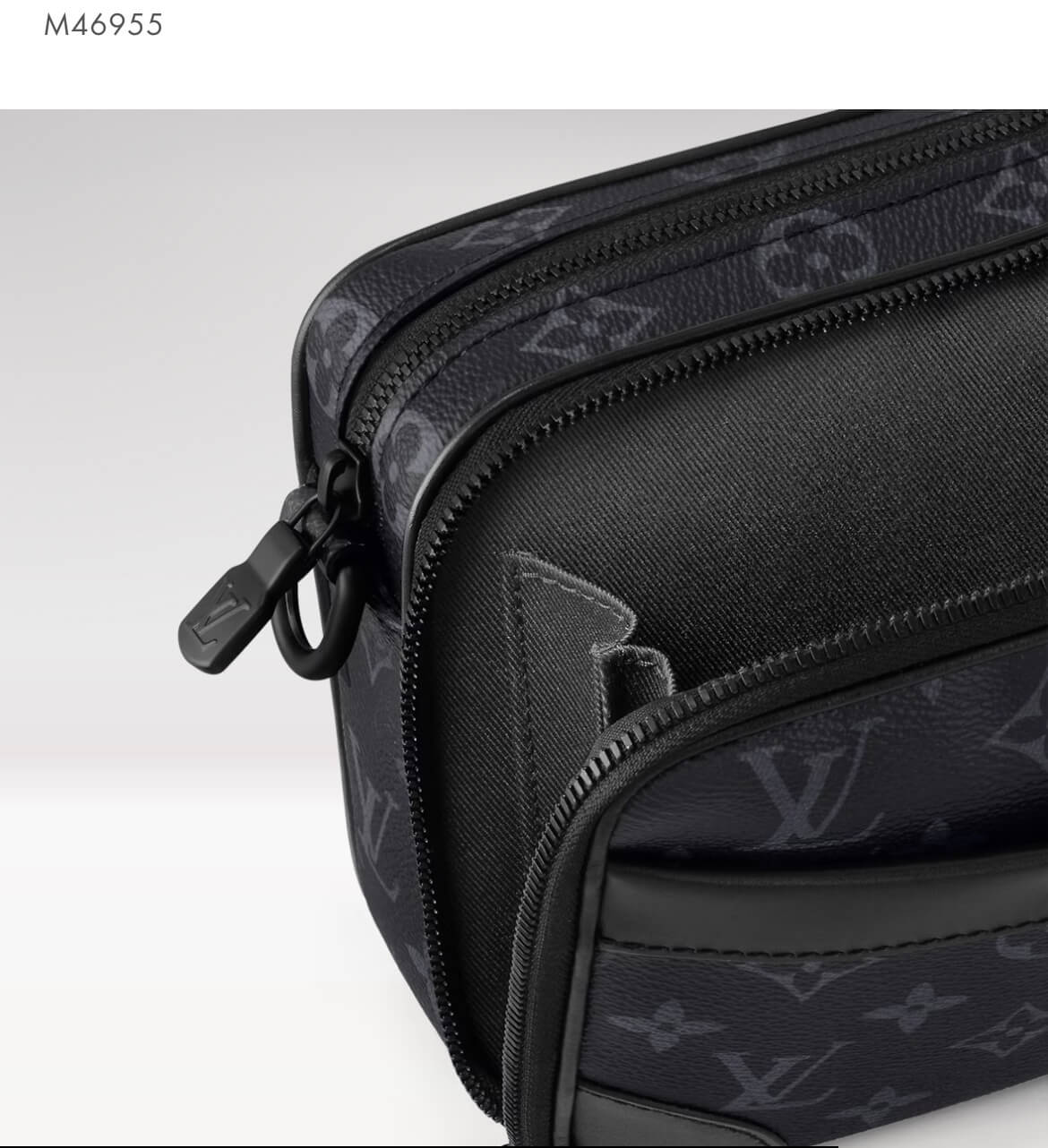 M46955 Alpha Messenger cross body bag Black