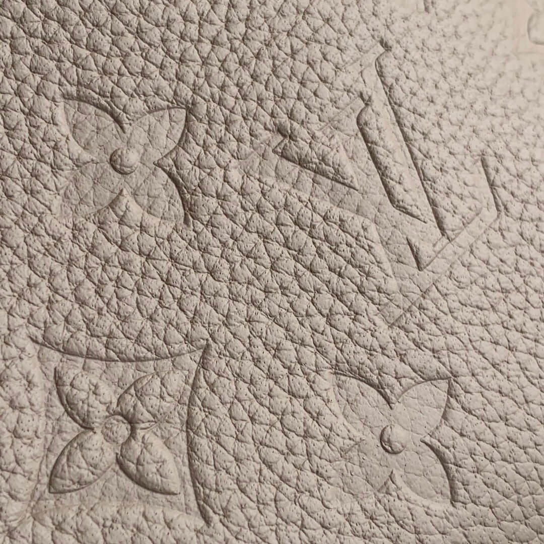 m47515 grey monogram 19cm cosmetic pouch cowhide real leather