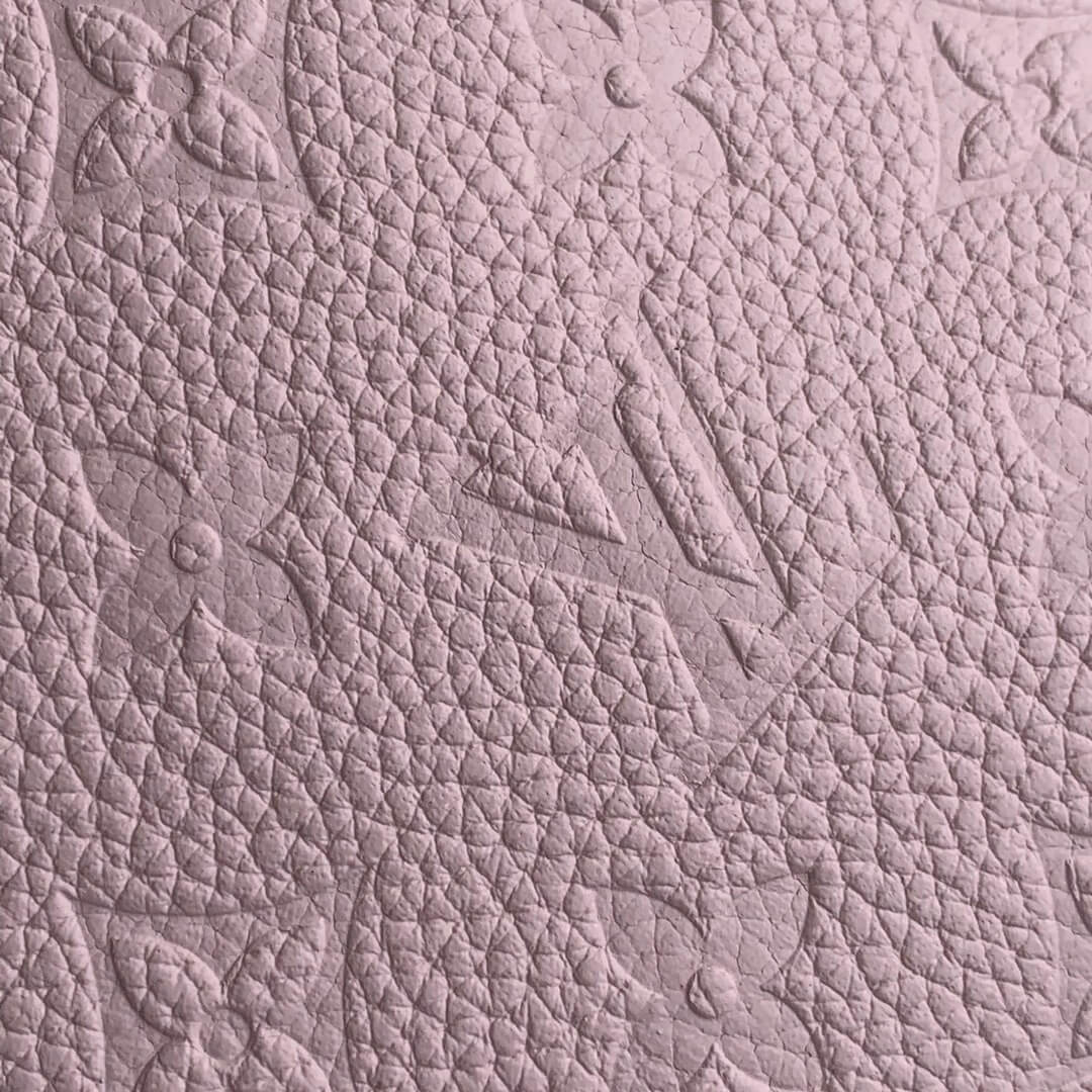 m47515 pink monogram 19cm cosmetic pouch cowhide real leather