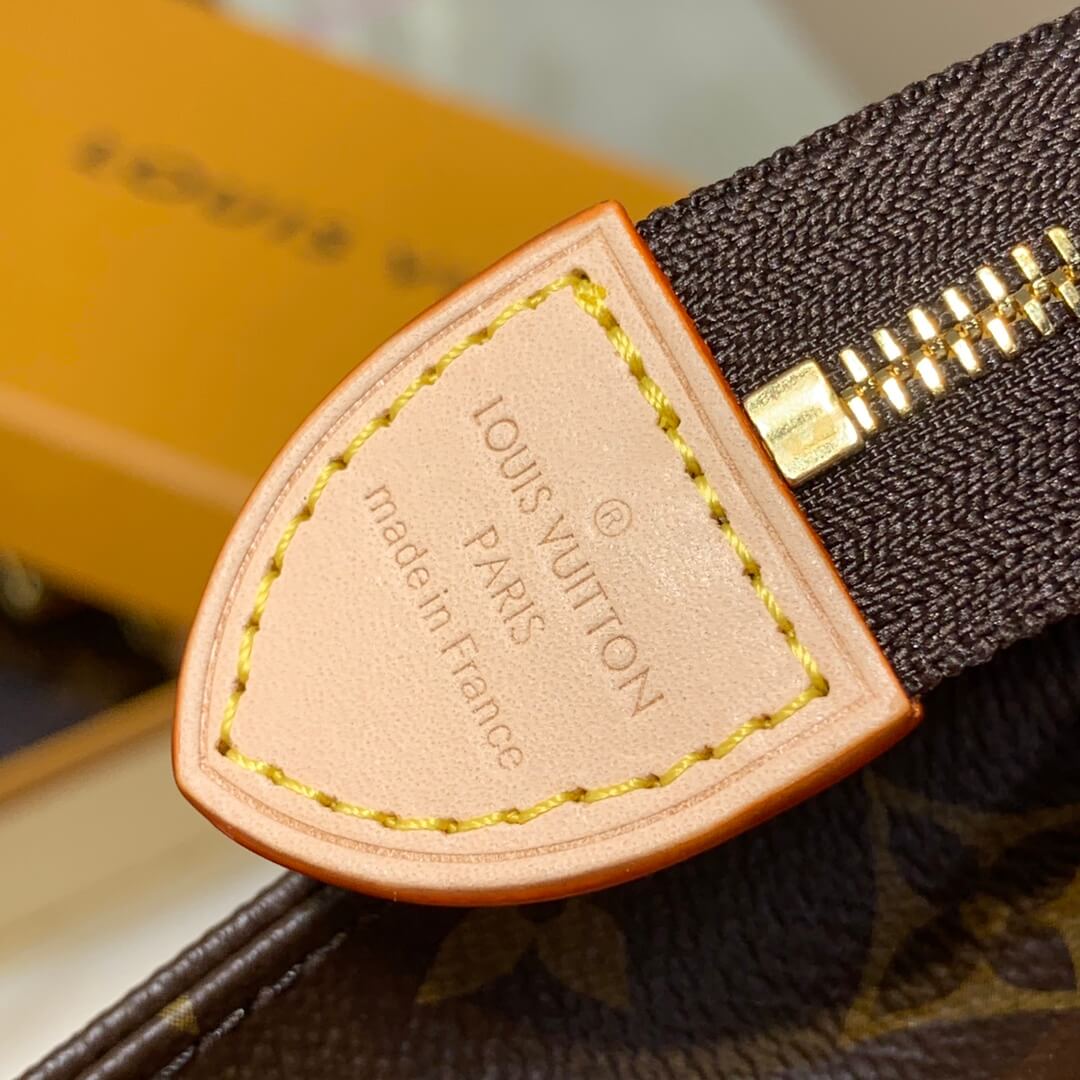 m47544 clutch bag subaxillary bag brown calfskin monogram