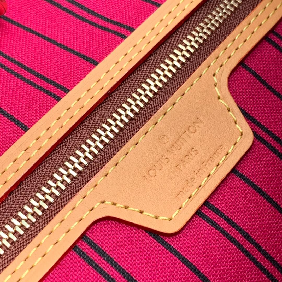 m50156 graceful handbag shoulder bag rose red monogram calfskin 52cm 46cm