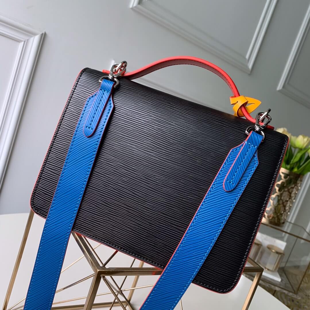 m50377 soft trunk black 24cm handbag