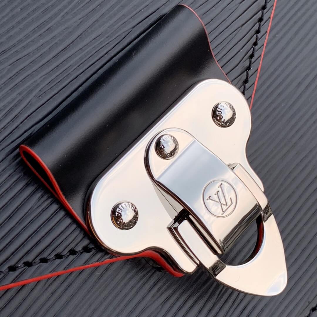 m50377 soft trunk black 24cm handbag