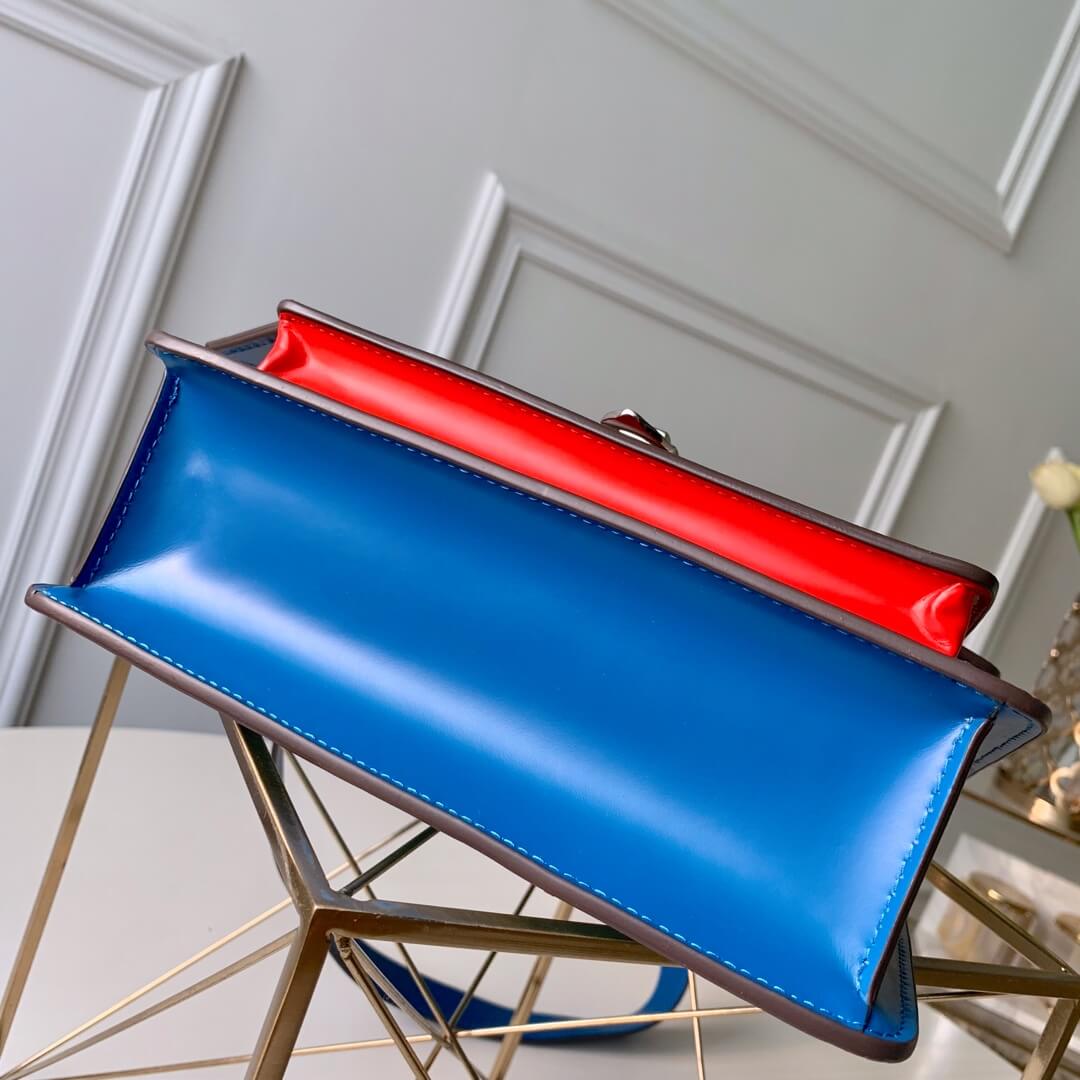 m50377 soft trunk red 24cm handbag