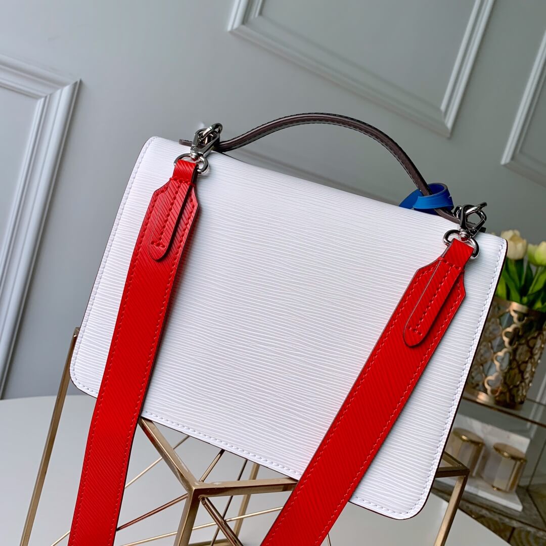 m50377 soft trunk white 24cm handbag