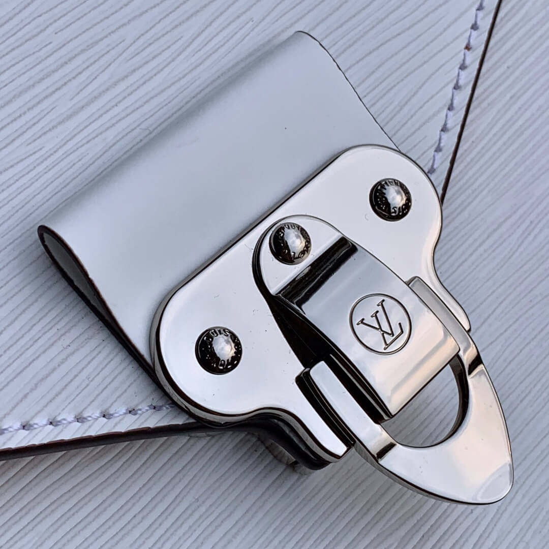 m50377 soft trunk white 24cm handbag