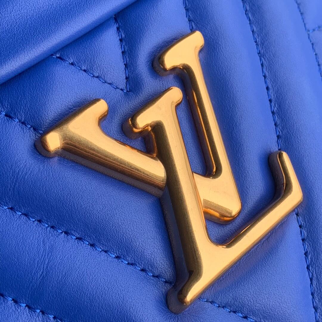 m53750 new wave bumbag fanny pack chest bag blue lambskin lady bags