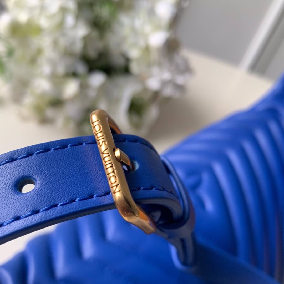 m53750 new wave bumbag fanny pack chest bag blue lambskin lady bags