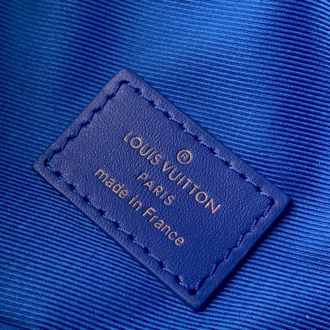 m53750 new wave bumbag fanny pack chest bag blue lambskin lady bags