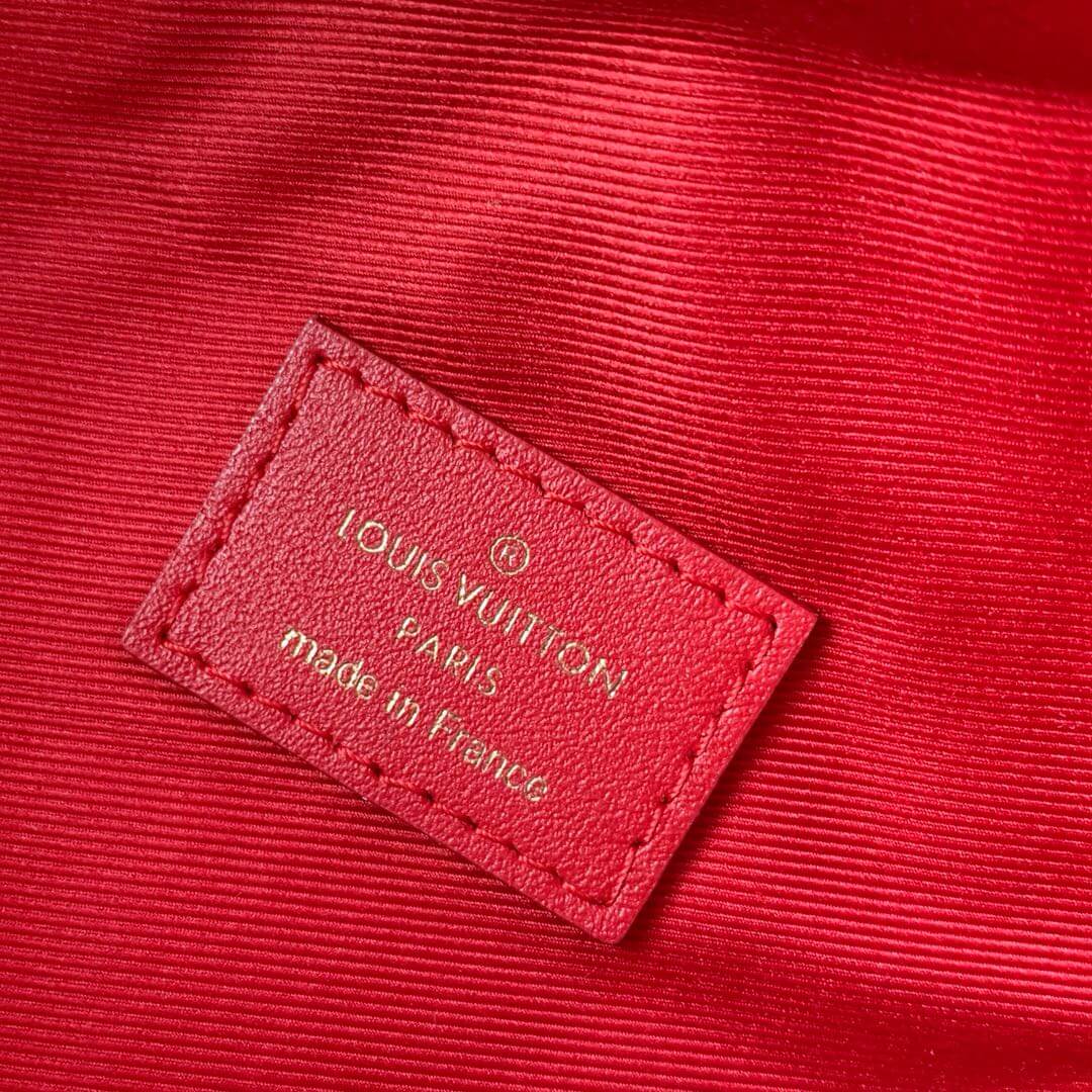 m53750 new wave bumbag fanny pack chest bag red lambskin