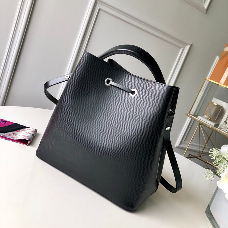 m54369 neonoe handbag shoulder bag cross body bags black calfskin monogram