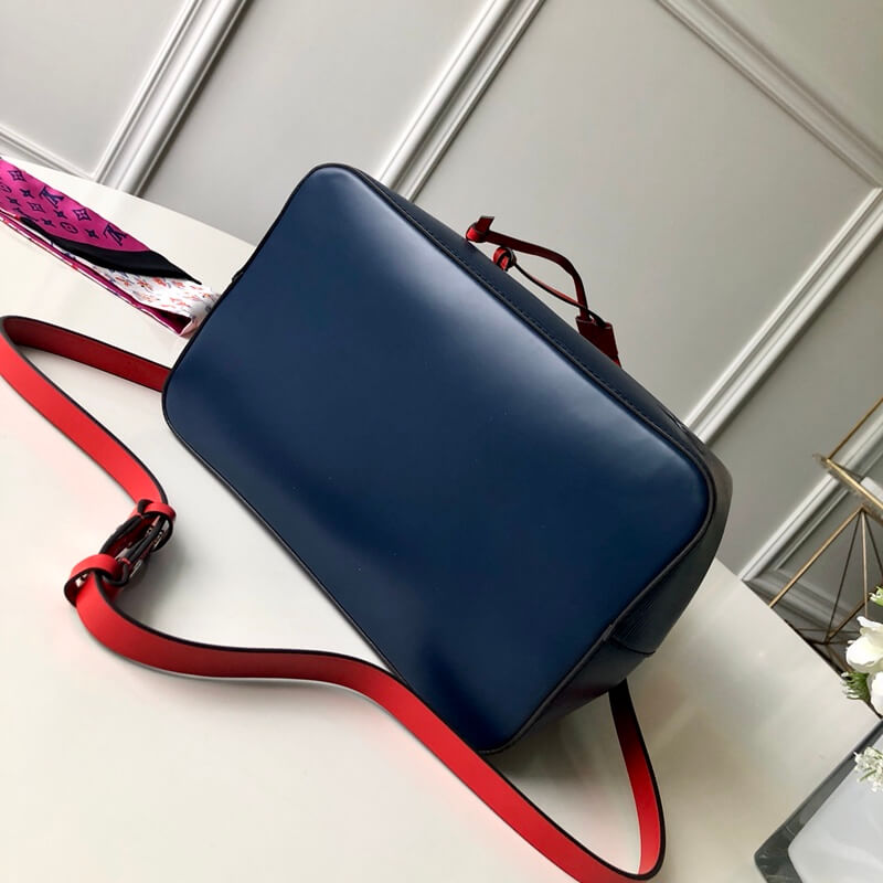 m54369 neonoe handbag shoulder bag cross body bags light blue calfskin monogram