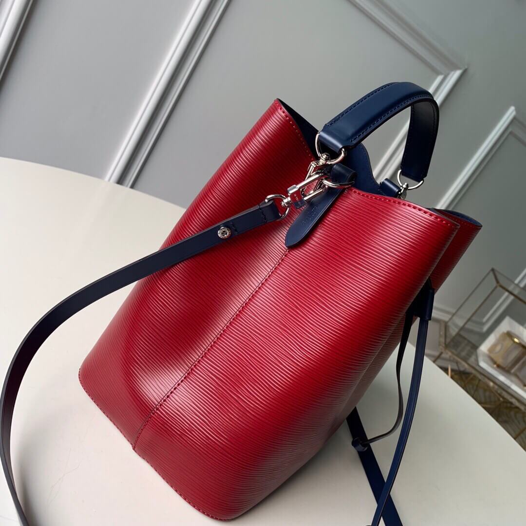 m54369 neonoe handbag shoulder bag cross body bags maroon calfskin monogram