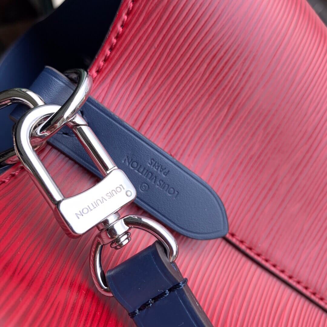 m54369 neonoe handbag shoulder bag cross body bags maroon calfskin monogram