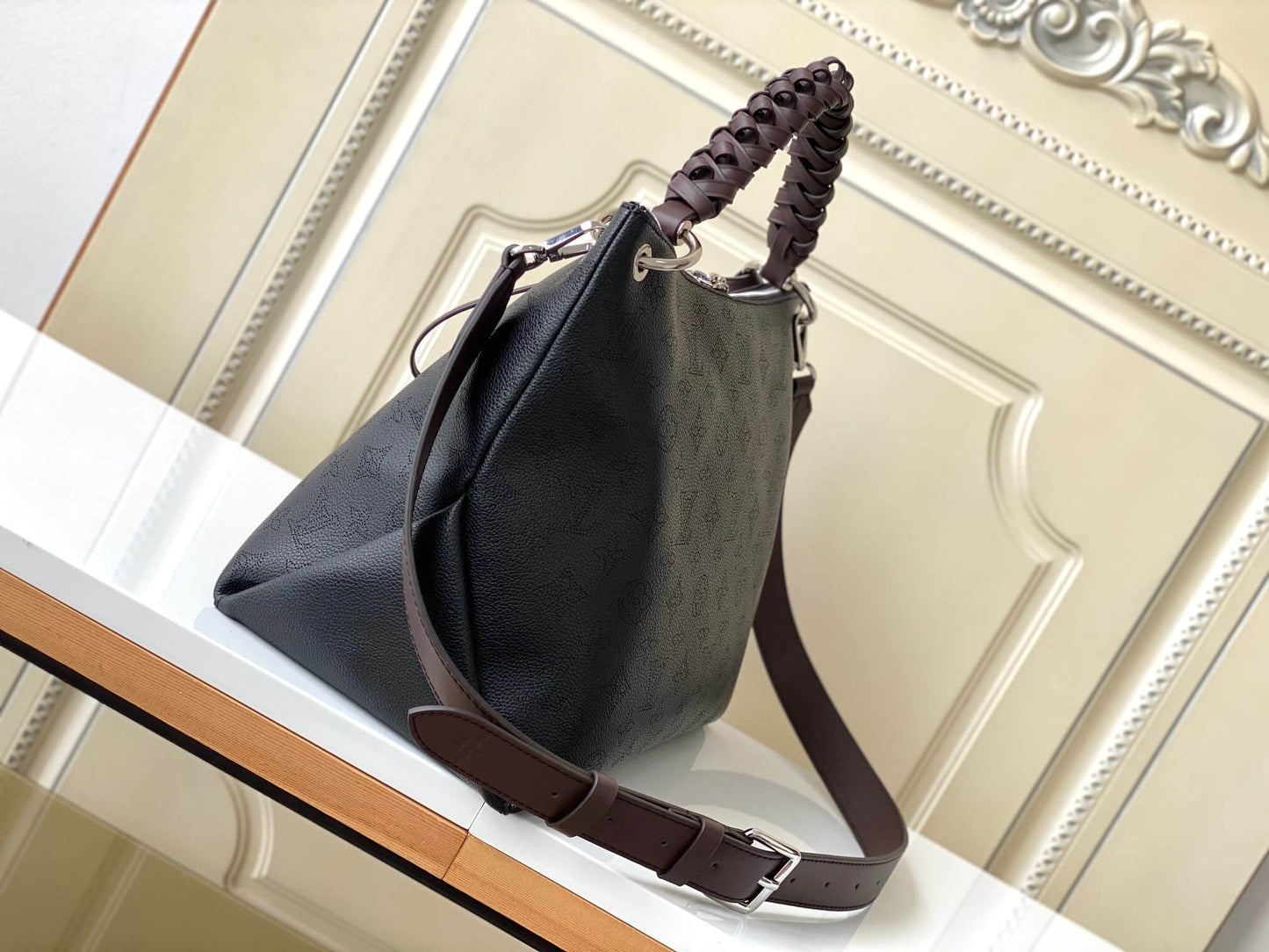 m56073 beaubourg hobo bb handbag shoulder bag cross body bags black monogram