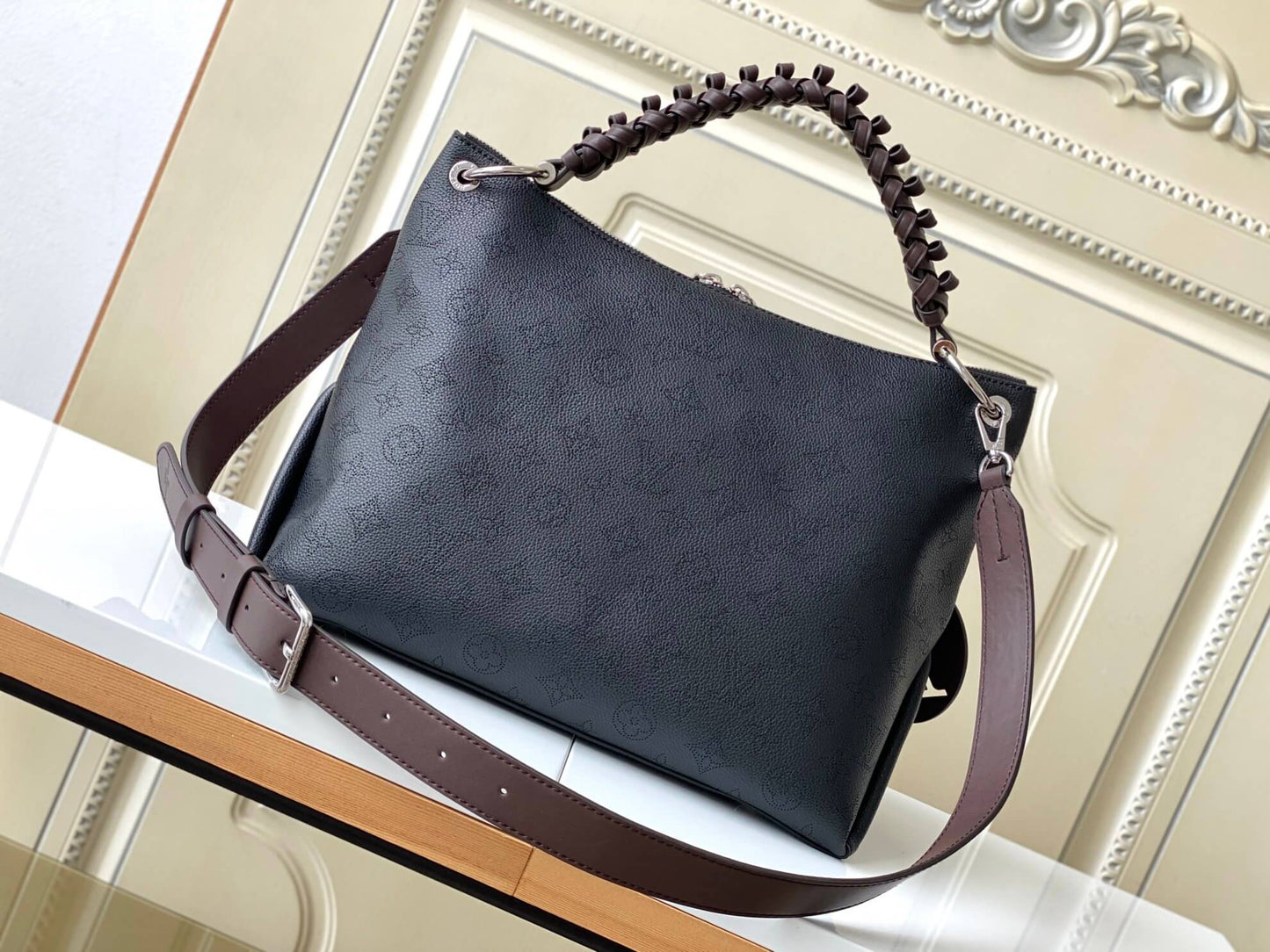 m56073 beaubourg hobo bb handbag shoulder bag cross body bags black monogram