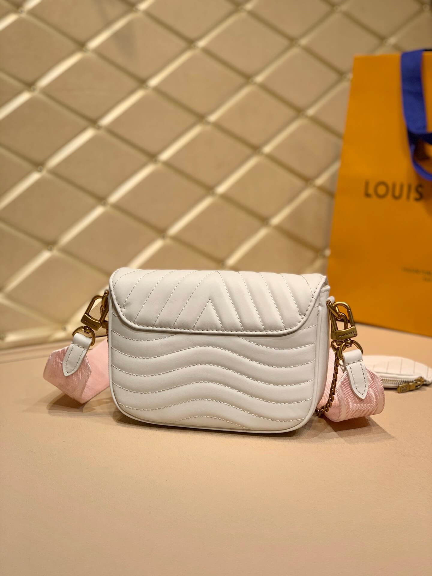 m56466 multi pochette new wave white cross body bags shoulder bag calfskin