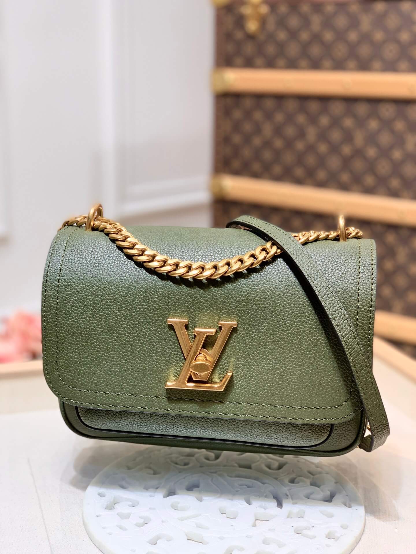 m57067 monogram empreinte shoulder bag cross body bags green calfskin