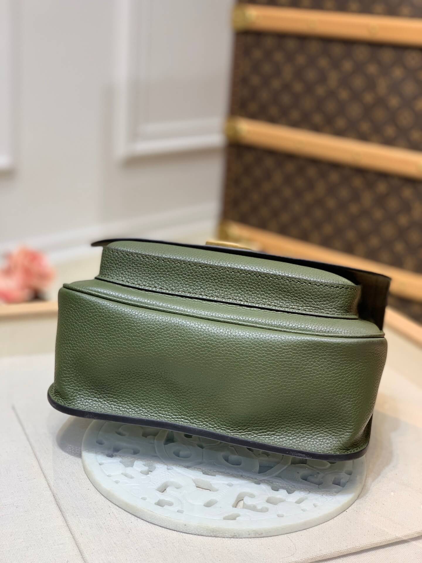 m57067 monogram empreinte shoulder bag cross body bags green calfskin
