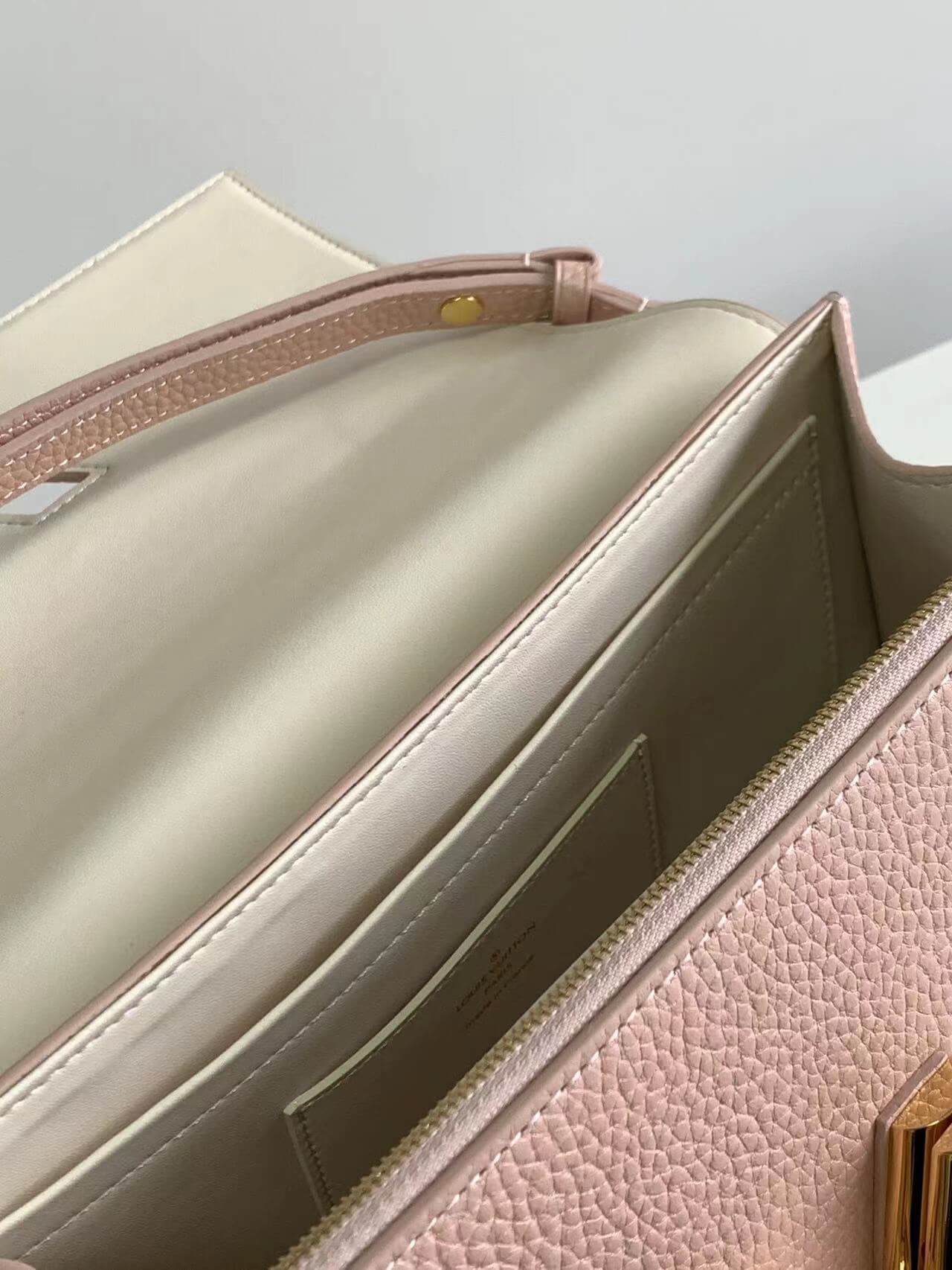 m57090 twist one handle pink handbag 29cm cowhide real leather discount