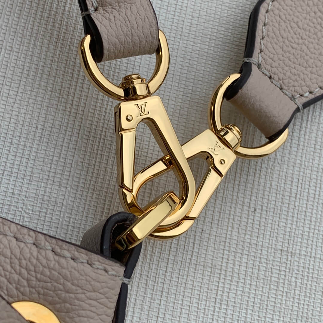 m57800 lockme bucket messenger bucket bag handbag shoulder bag beige lambskin