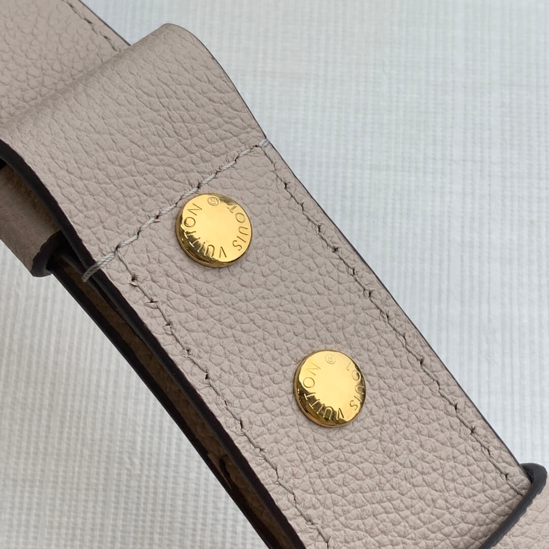 m57800 lockme bucket messenger bucket bag handbag shoulder bag beige lambskin