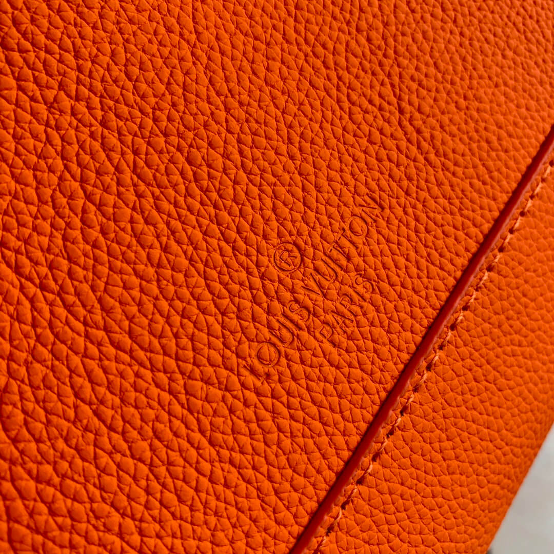 m59327 mens bag shoulder bag cross body bags aerogram messenger bag orange calfskin