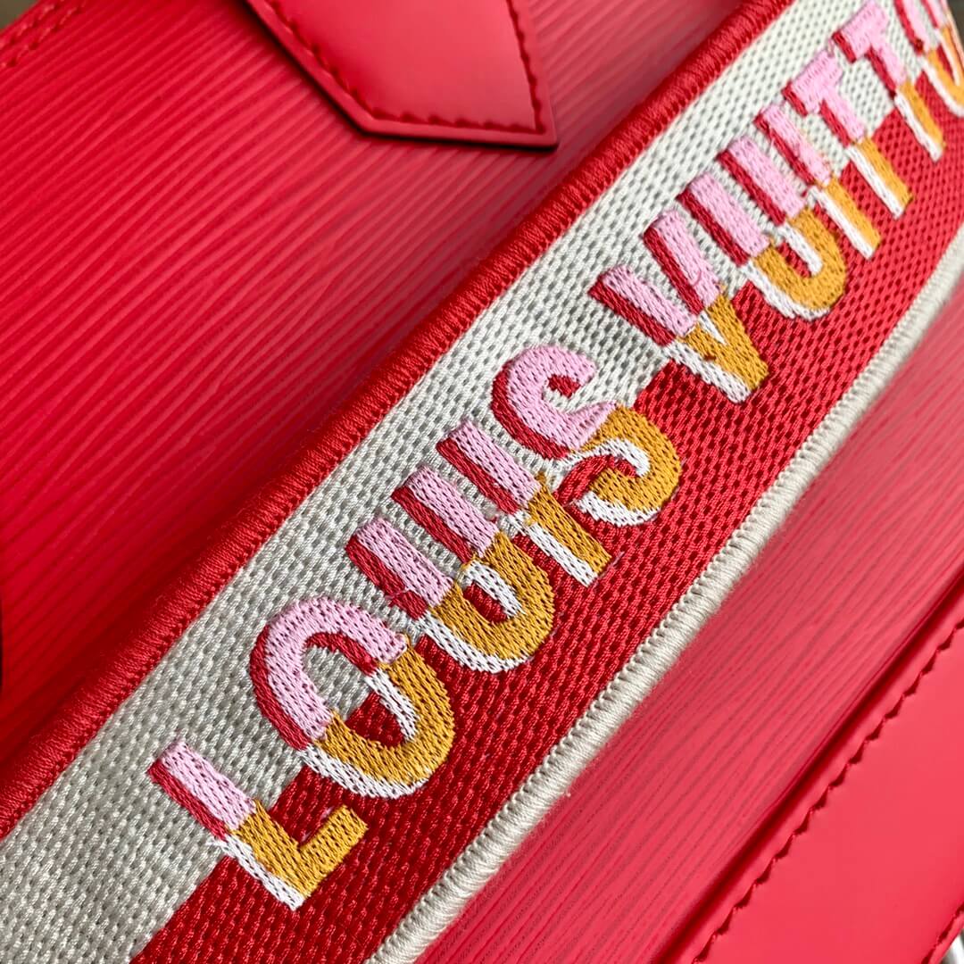 m59346 alma bb handbag shoulder bag cross body bags red calfskin monogram