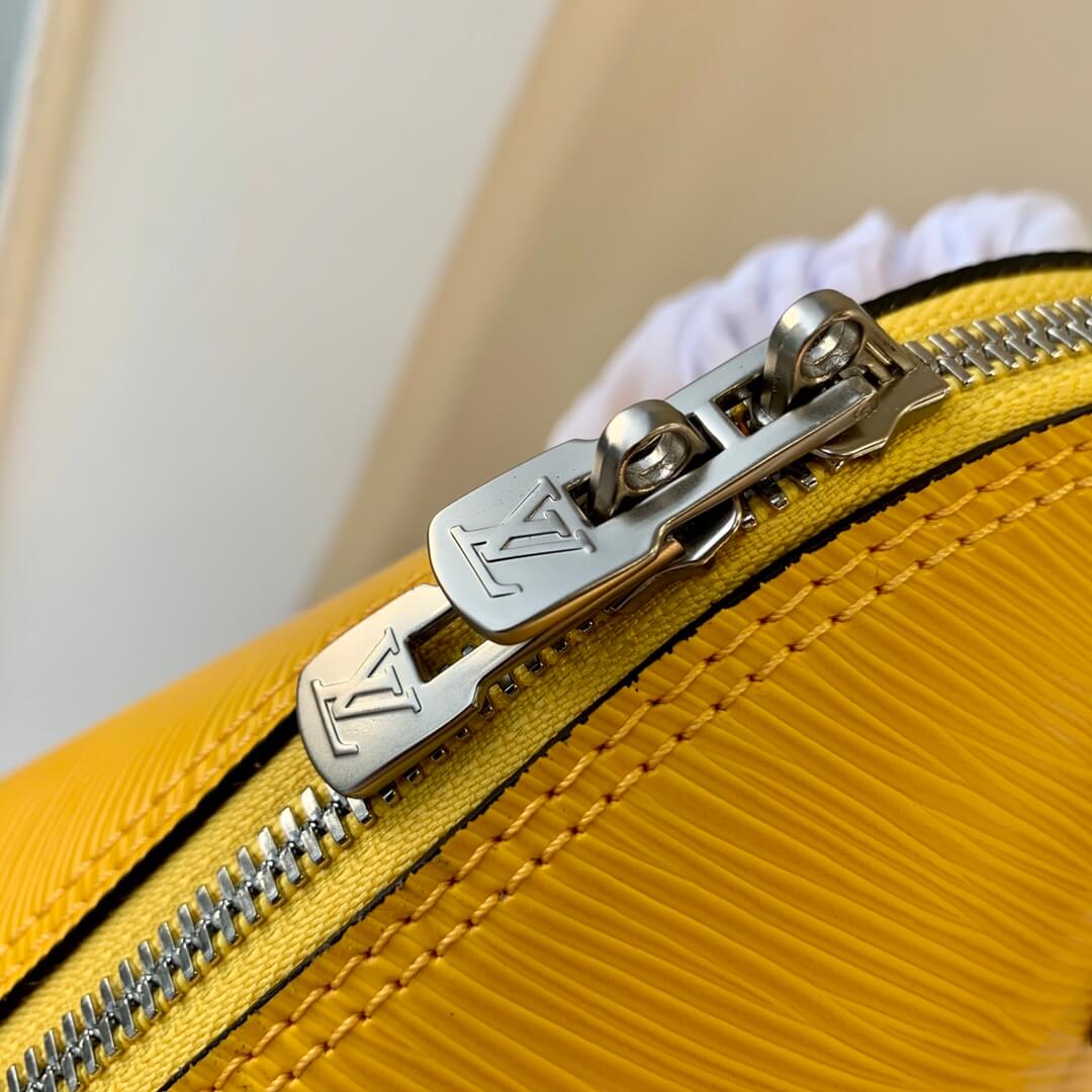 m59358 alma bb handbag shoulder bag cross body bags yellow calfskin monogram