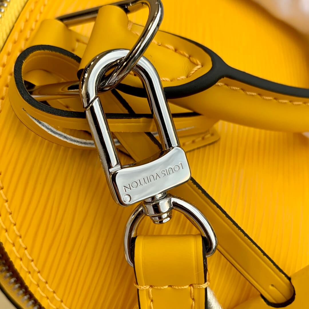 m59358 alma bb handbag shoulder bag cross body bags yellow calfskin monogram