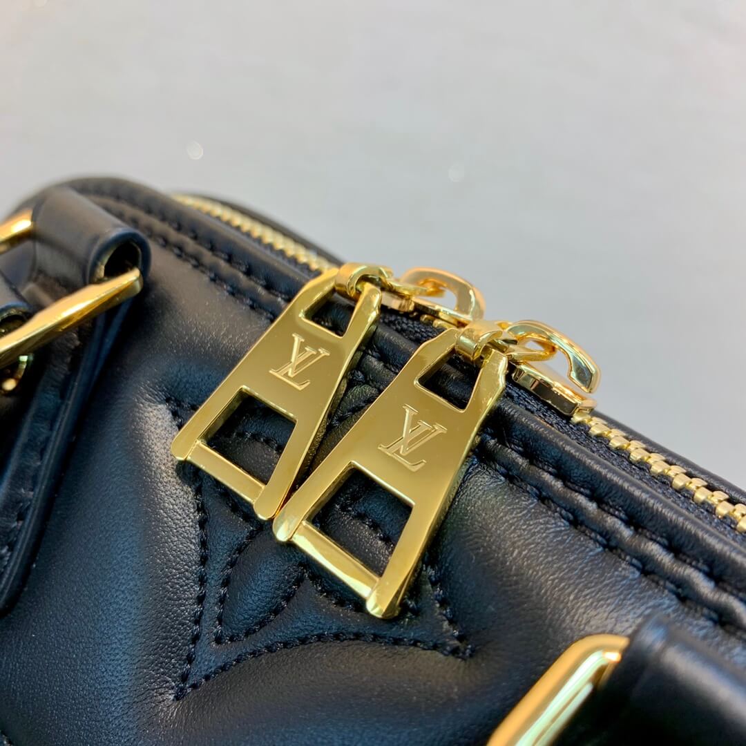 m59793 alma bb handbag shoulder bag cross body bags black calfskin monogram