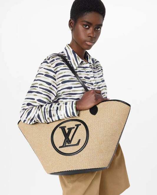 black straw handbag m59963