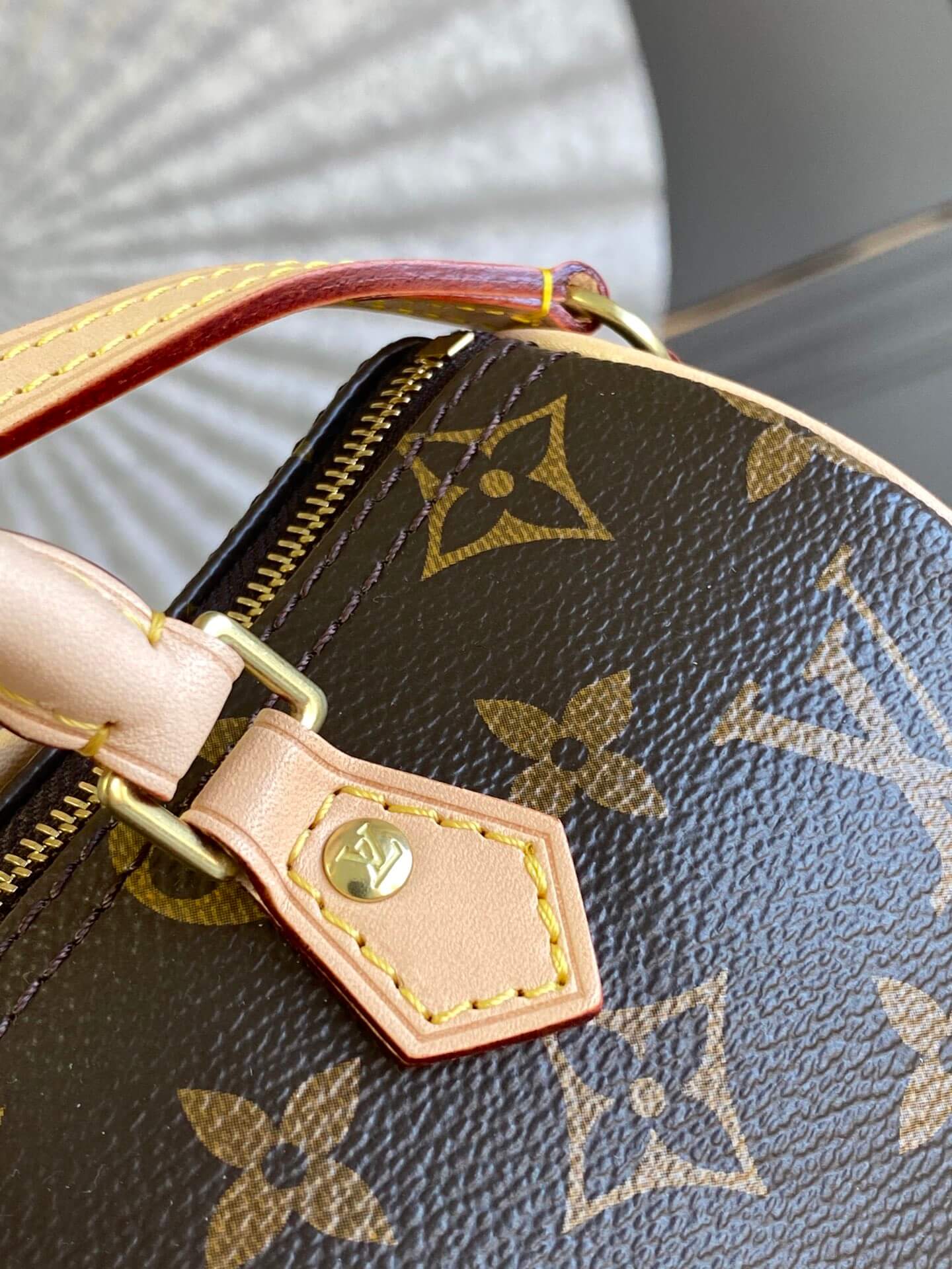 m61251 nano speedy shoulder bag cross body bags handbag brown calfskin monogram