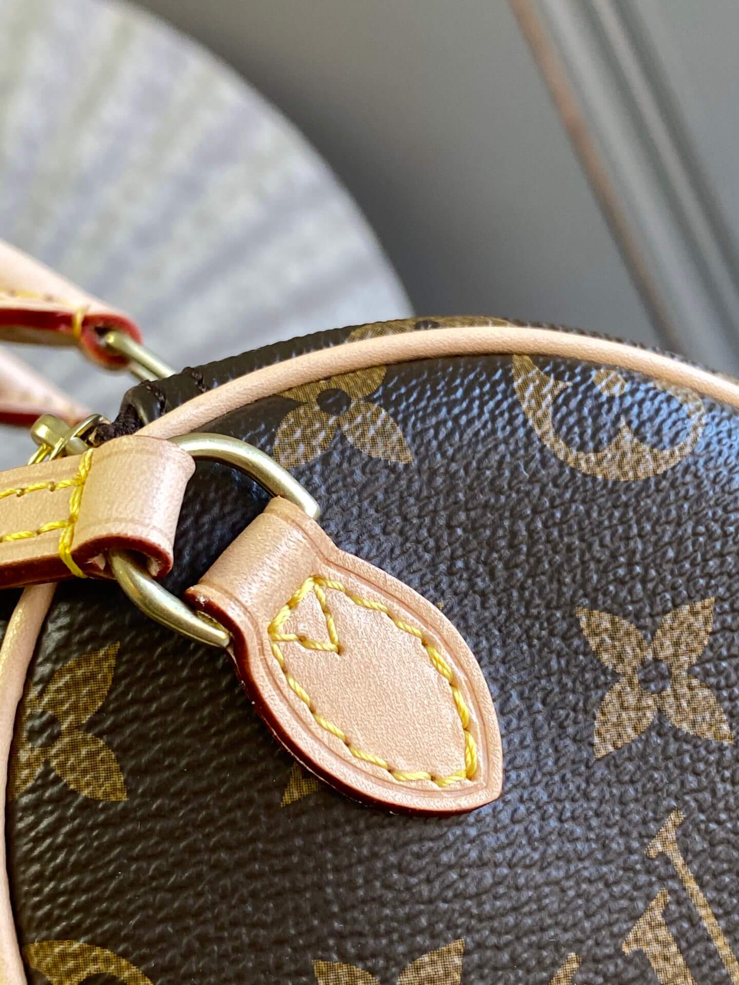 m61251 nano speedy shoulder bag cross body bags handbag brown calfskin monogram