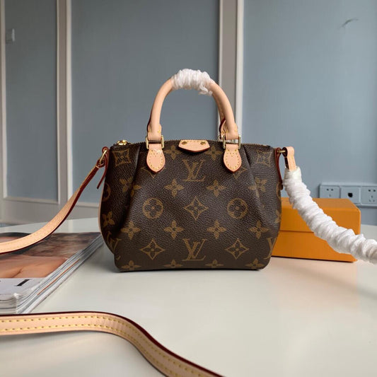 m61253 nano turenne cross body bags handbag brown calfskin monogram