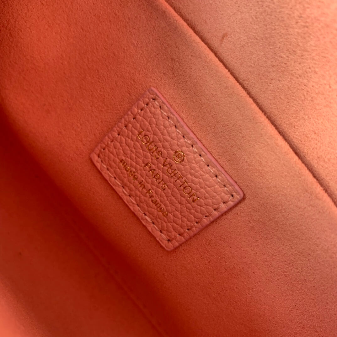 m61276 felicie pochette clutch bag shoulder bag monogram canvas pink