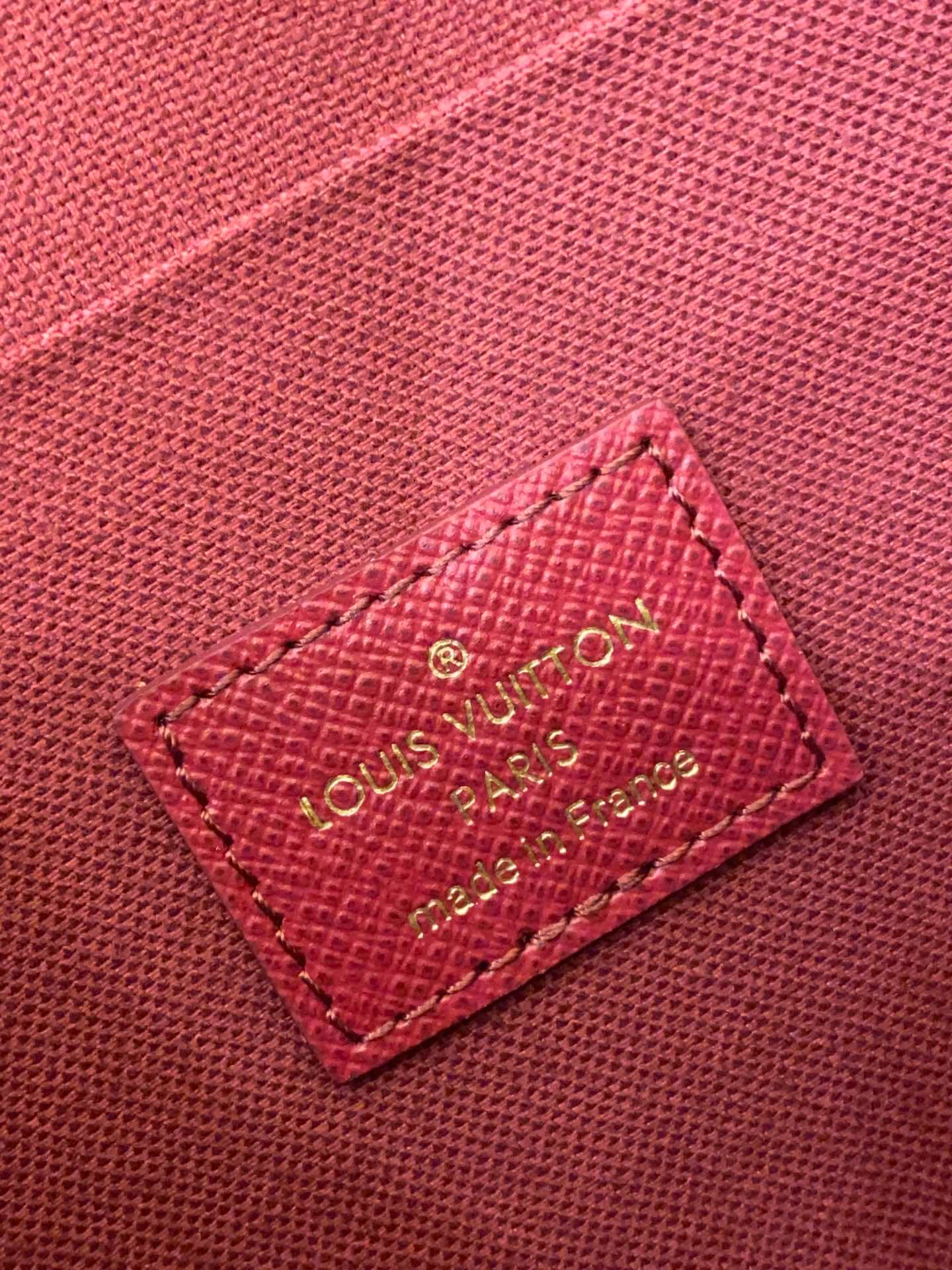 m61276 felicie pochette clutch bag shoulder bag monogram canvas brown