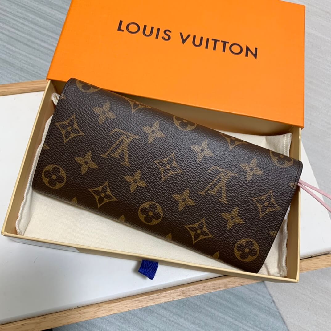 m61289 emilie wallet monogram canvas pink