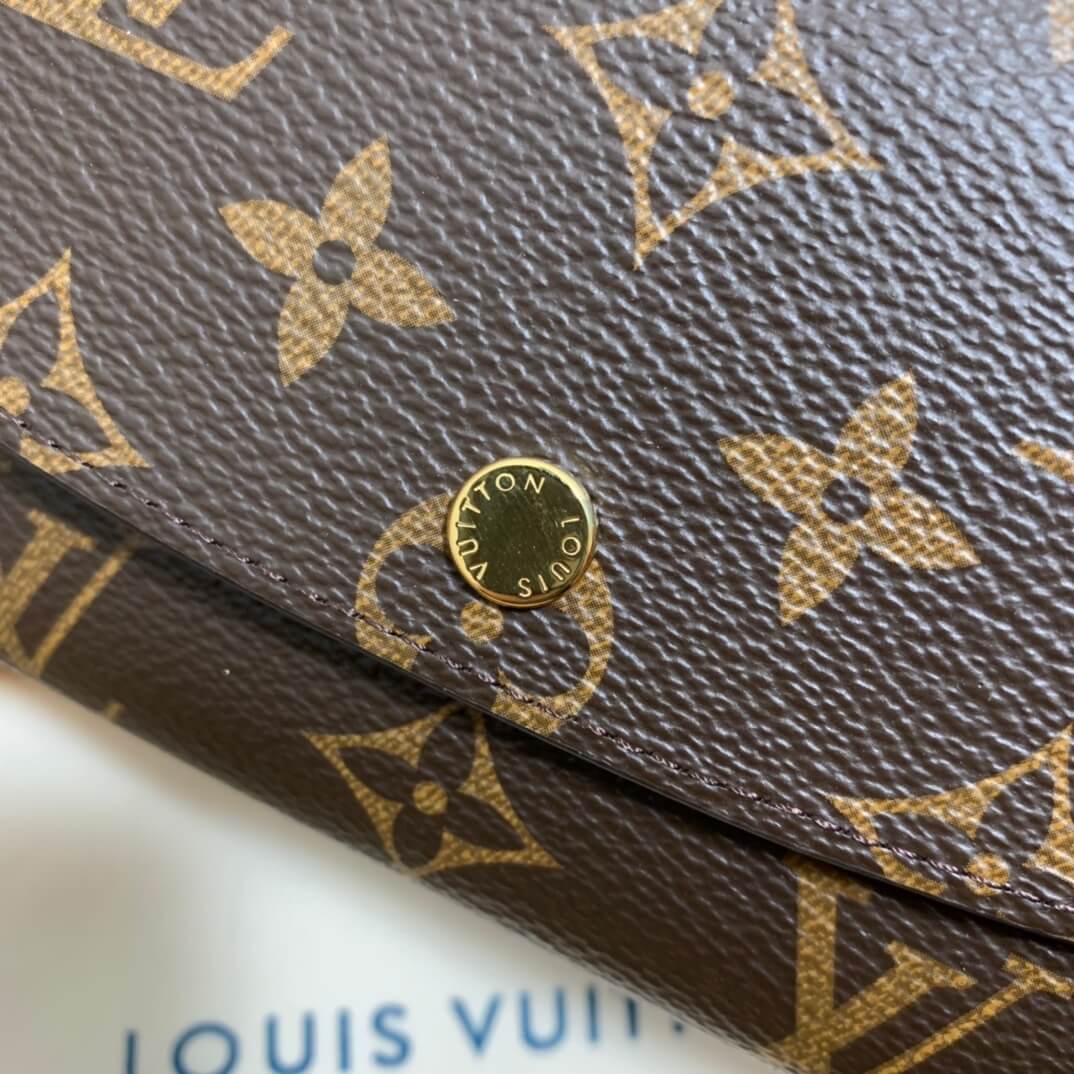 m61289 emilie wallet monogram canvas pink