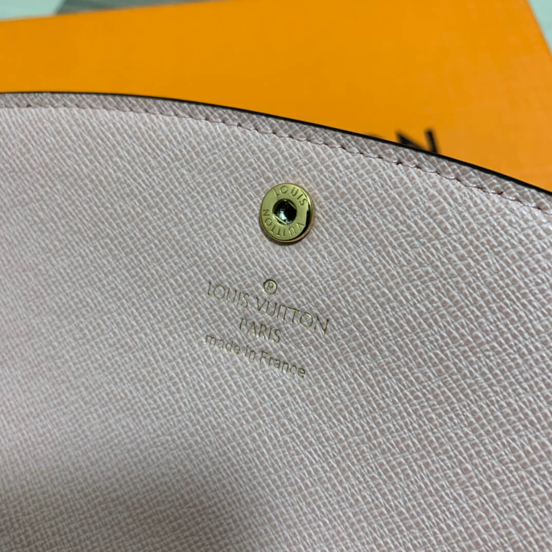 m61289 emilie wallet monogram canvas pink