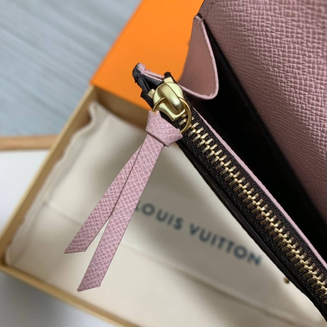 m61289 emilie wallet monogram canvas pink