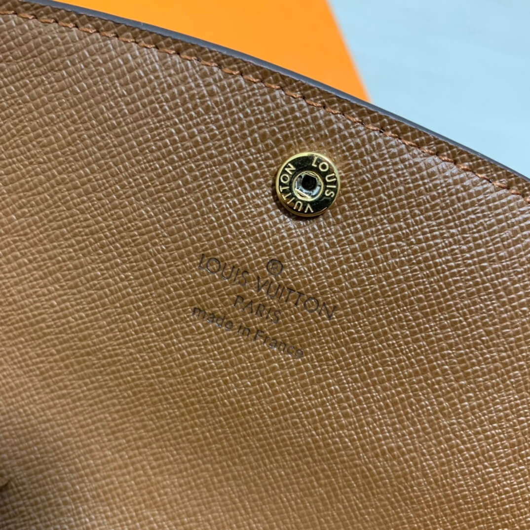 m61289 emilie wallet monogram canvas brown