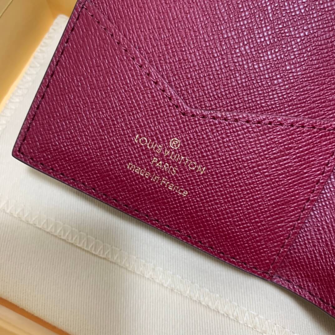 m62089 wallet purple monogram womens purse lady wallet clutch bag