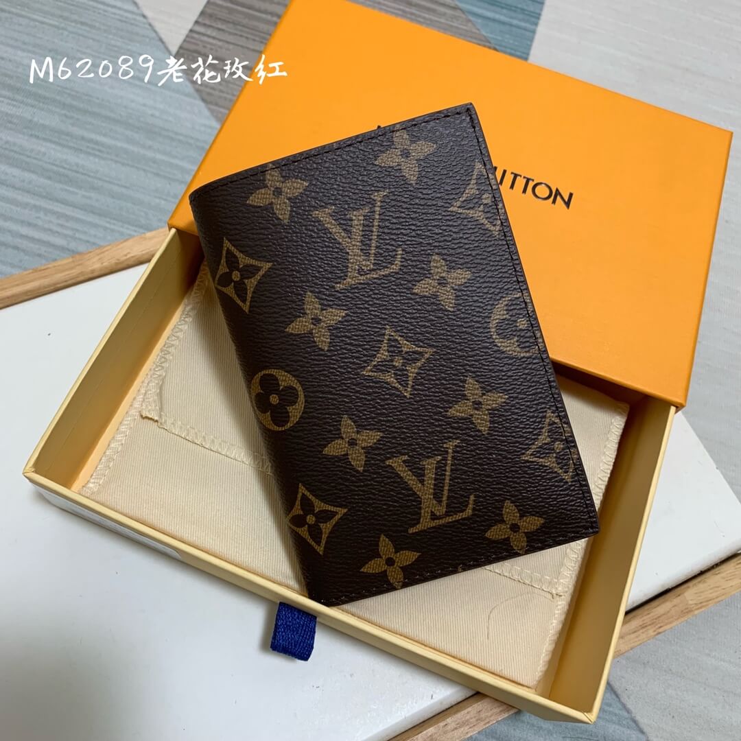 m62089 wallet rose red monogram womens purse lady wallet clutch bag