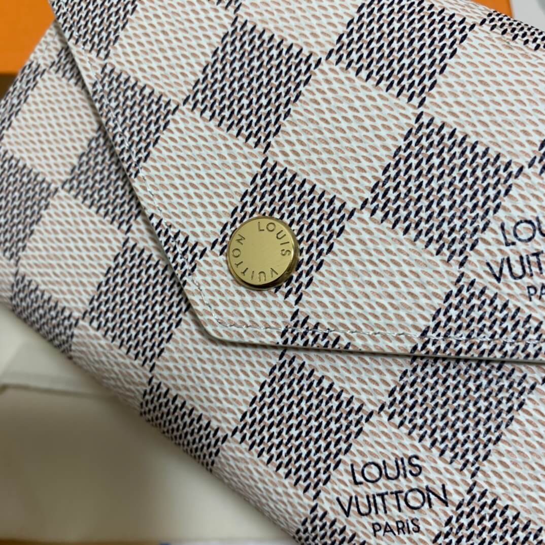 m62360 victorine wallet pink damier womens purse lady wallet clutch bag