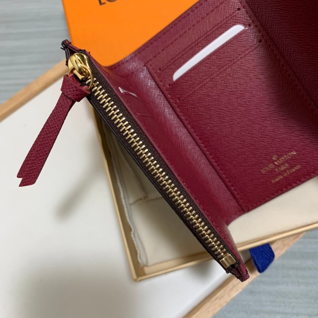 m62360 victorine wallet purple monogram womens purse lady wallet clutch bag