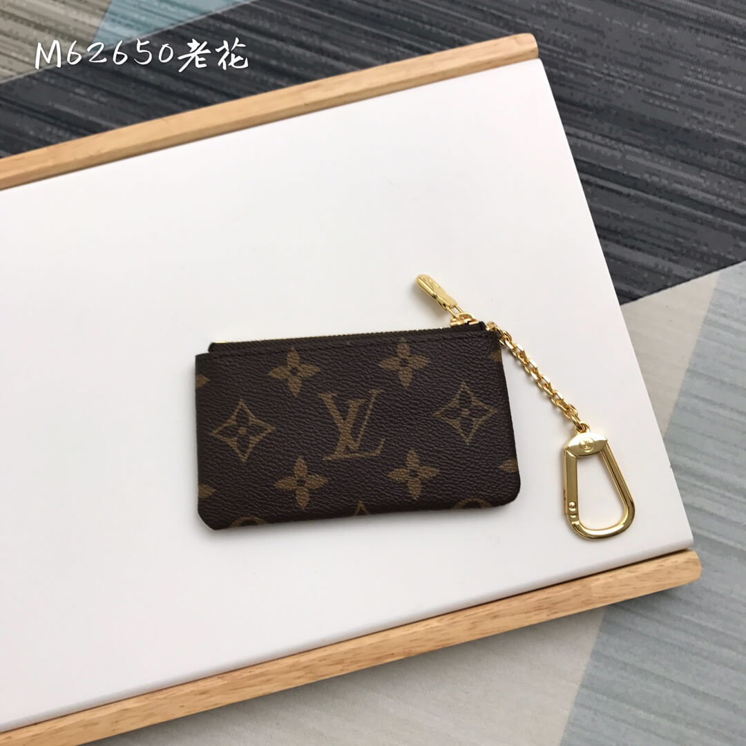 m62650 key pouch wallet 12cm man bag brown monogram free shipping