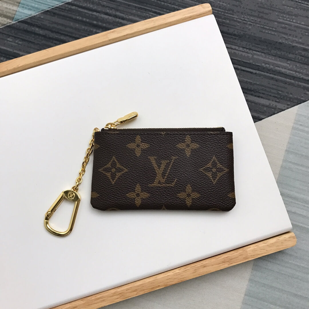 m62650 key pouch wallet 12cm man bag brown monogram free shipping