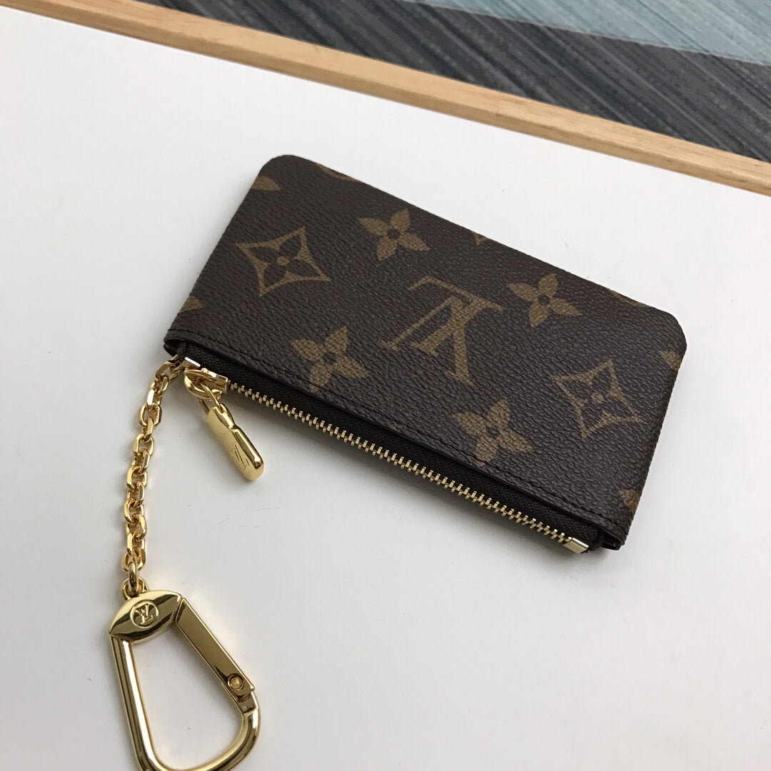 m62650 key pouch wallet 12cm man bag brown monogram free shipping