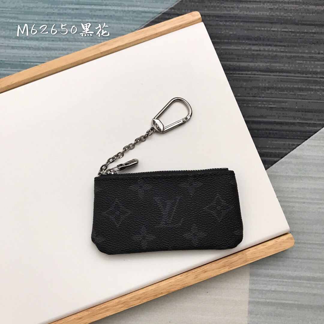 m62650 key pouch wallet 12cm man bag wallet monogram free shipping